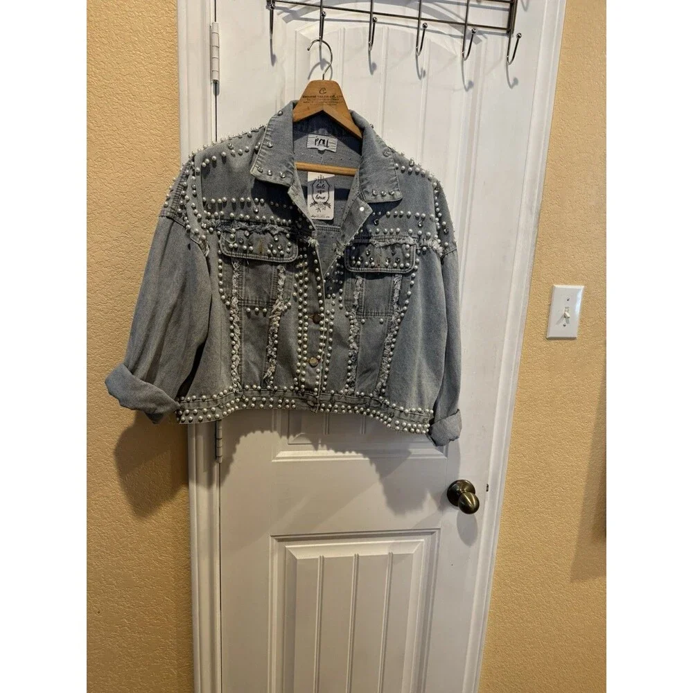 P Cill Jacket Studded Jacket, A Statement Piece To You . Size M - Picture 2 of 12